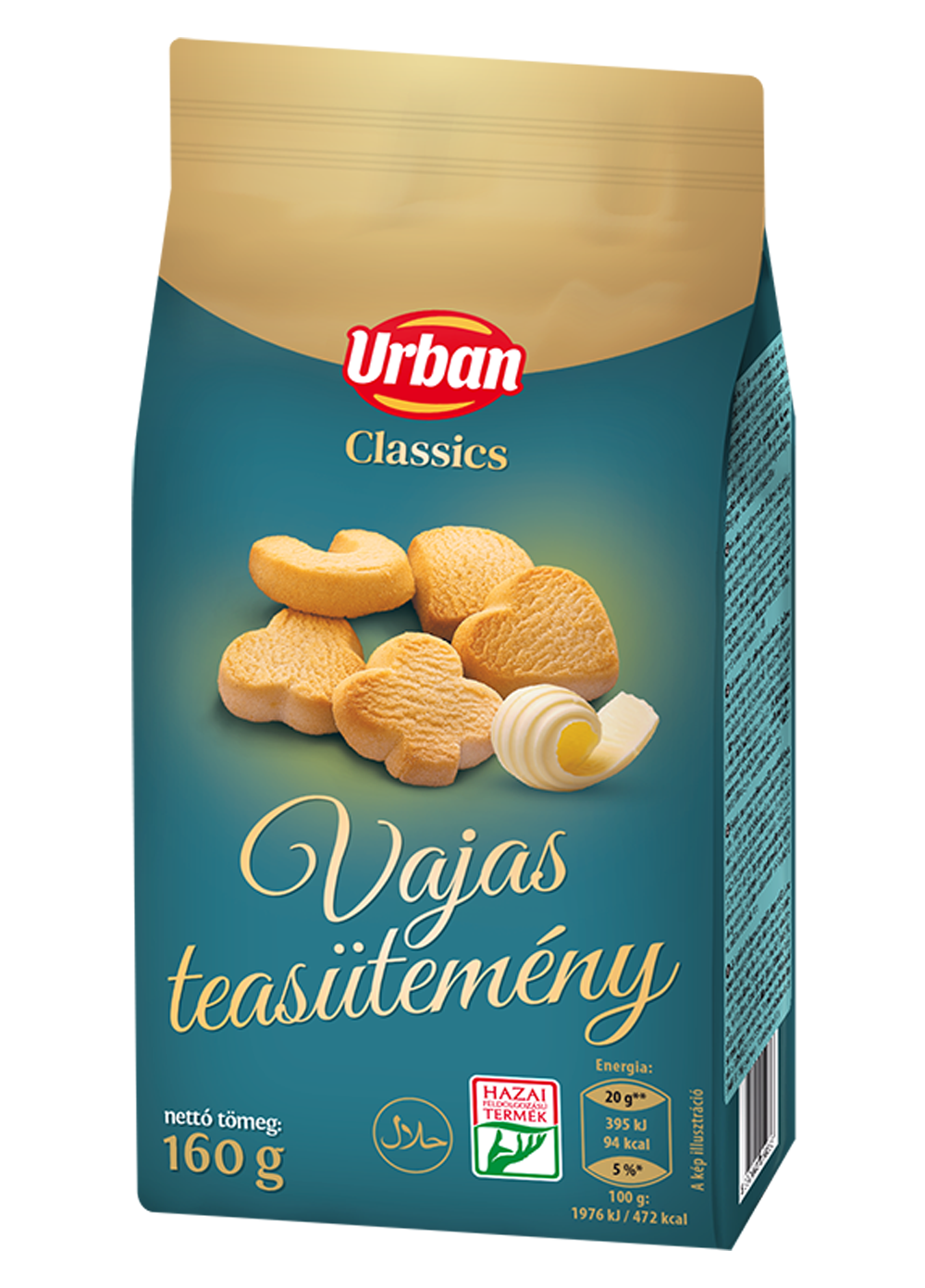 URBAN CLASSICS vajas keksz 160g